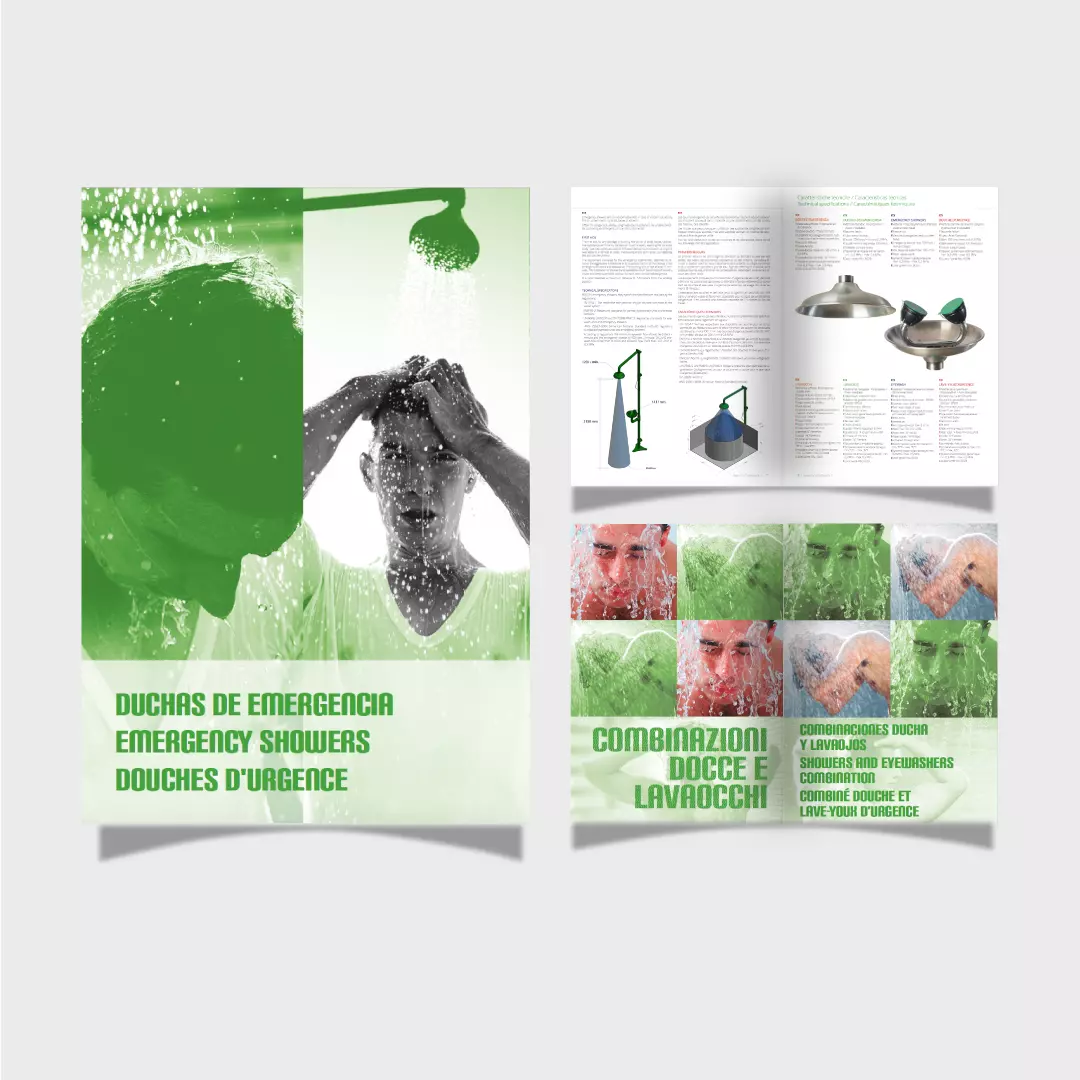 Mockup de paginas del catalogo de Bochi diseñadas por Karla Guevara